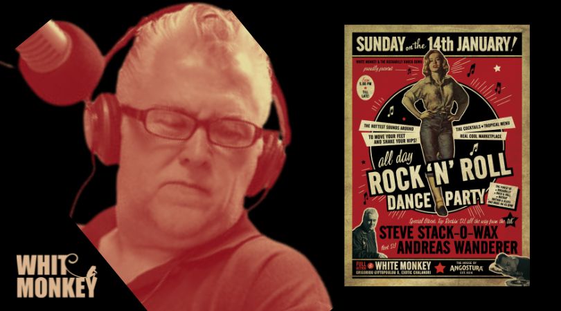 Steve Stack Magazine Ο θρυλικός Βρετανός DJ STEVE STACK-O-WAX στο White Monkey στις 14 ...